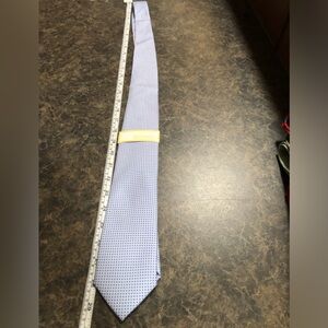 Blue and white Michael Kors tie